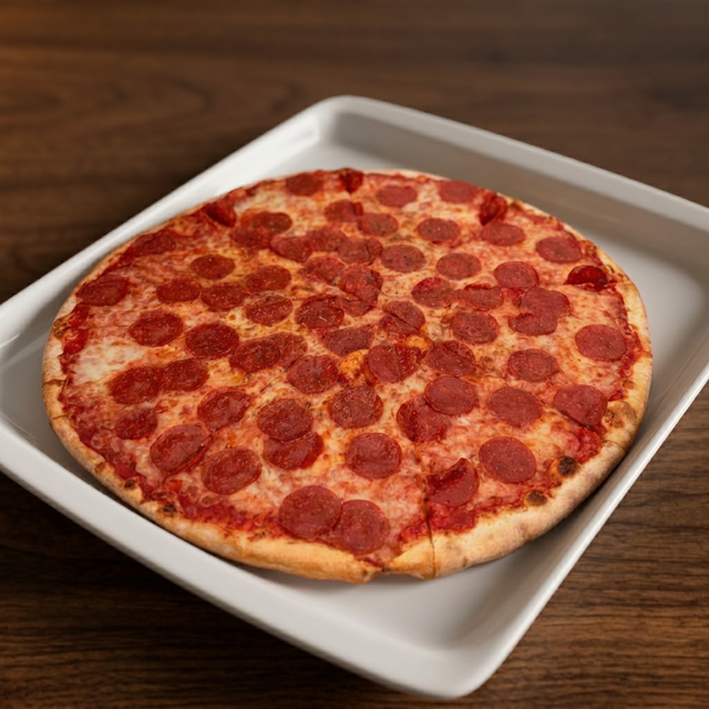 Traditional Cheese Pizza Large.